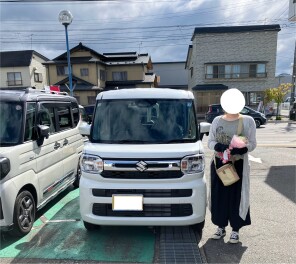 スペーシア納車おめでとうございます